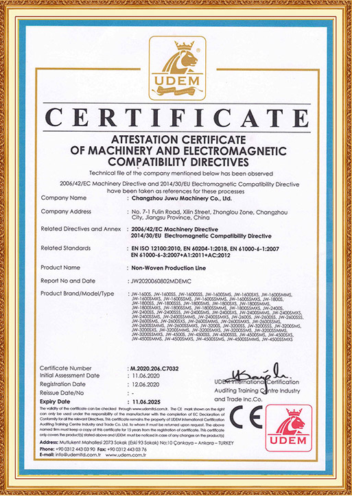 Attestation Certificate